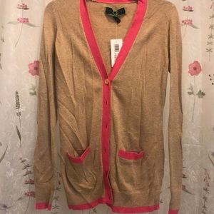 C wonder tan cardigan - NWT